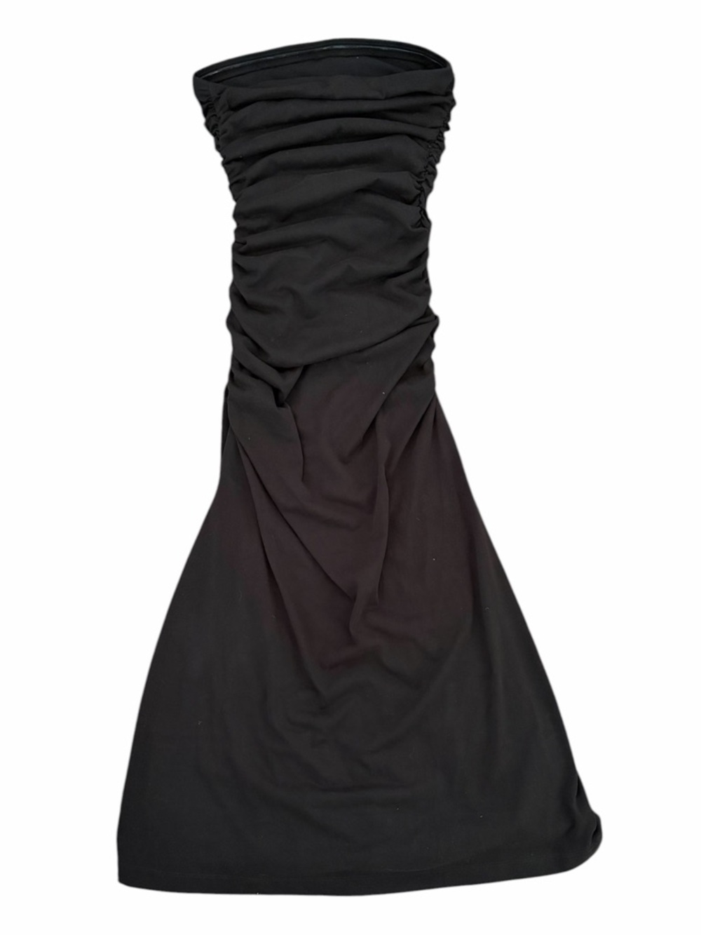 Anthropologie The Gabbie Strapless Ruched Tube Maxi Dress by Celandine Black XS - Picture 4 of 8